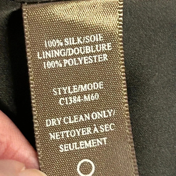 Silk Green Animal Print Mini Dress Women’s Medium Strapless‎ Pockets Party - Picture 16 of 16